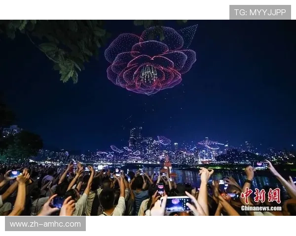 无人机编队表演与品牌激活结合 打造了夜间赛事特有的视觉营销高峰